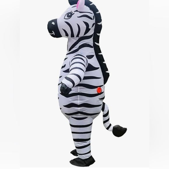 Inflatable Zebra AdultCostume, Unisex. - Picture 2 of 2